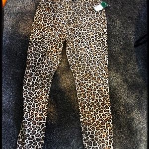 High rise leopard sz. 8